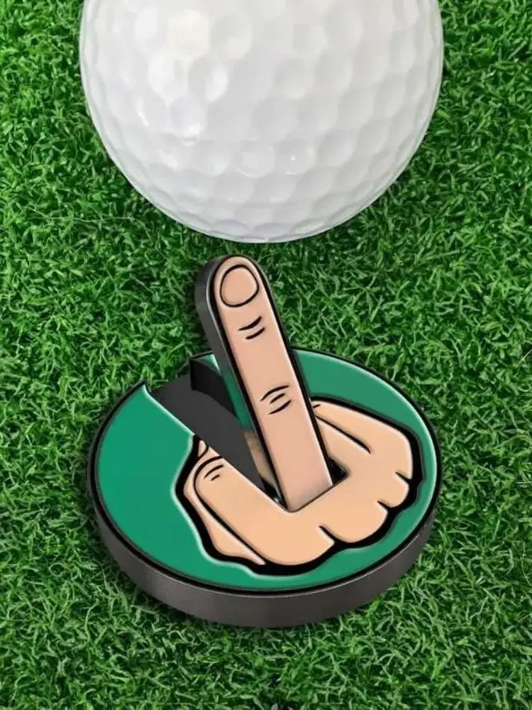 Middle Finger Golf Ball Marker