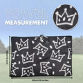 Crown  Print Golf Towel