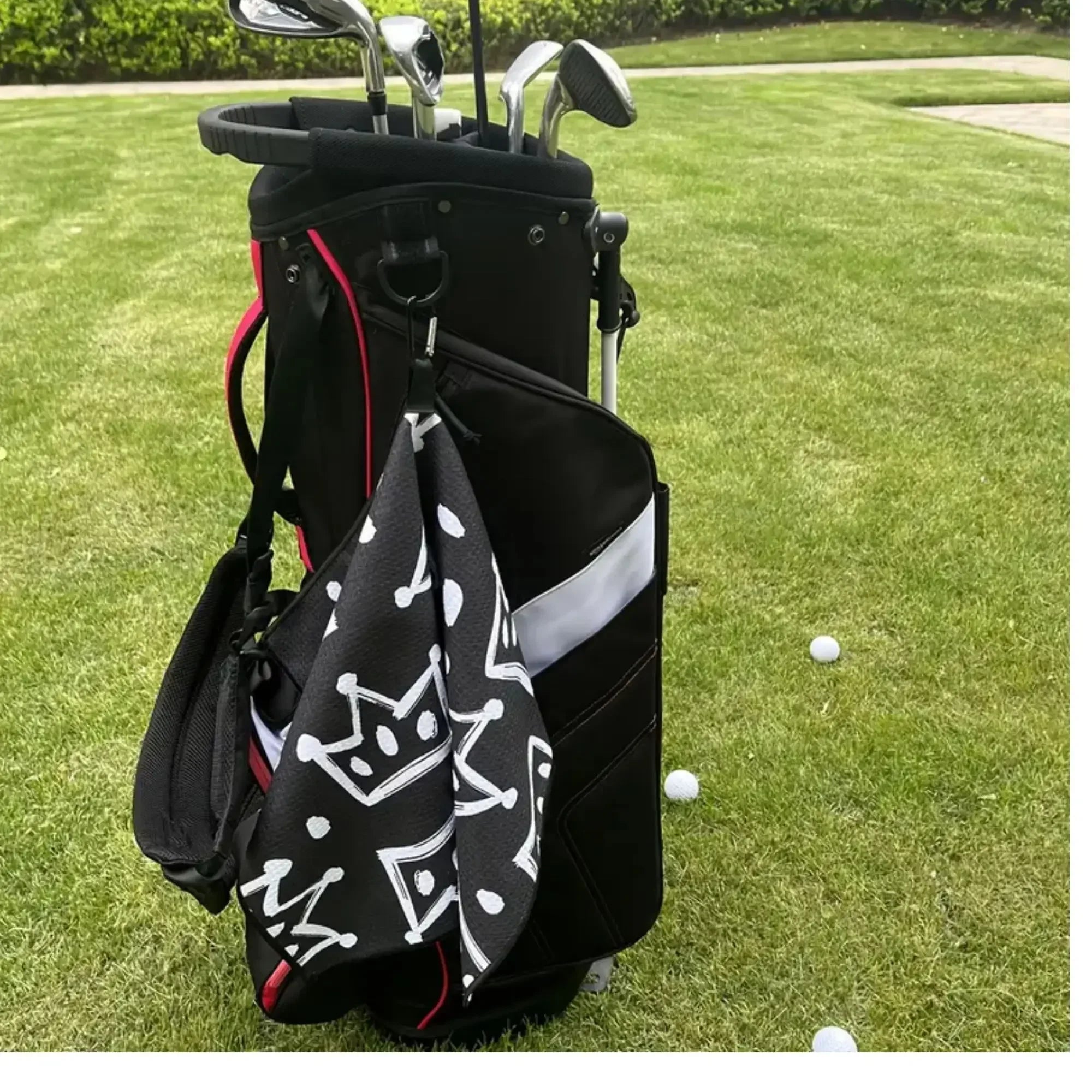 Crown  Print Golf Towel
