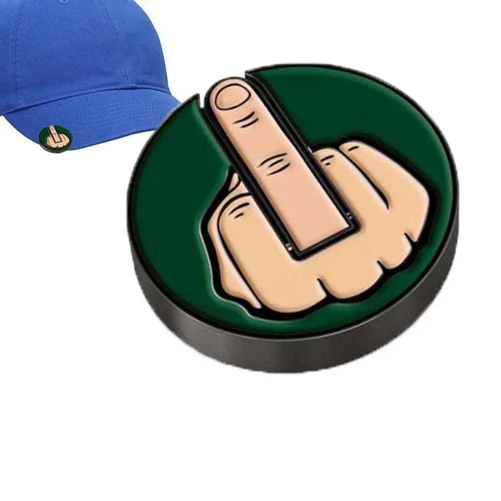 Middle Finger Golf Ball Marker