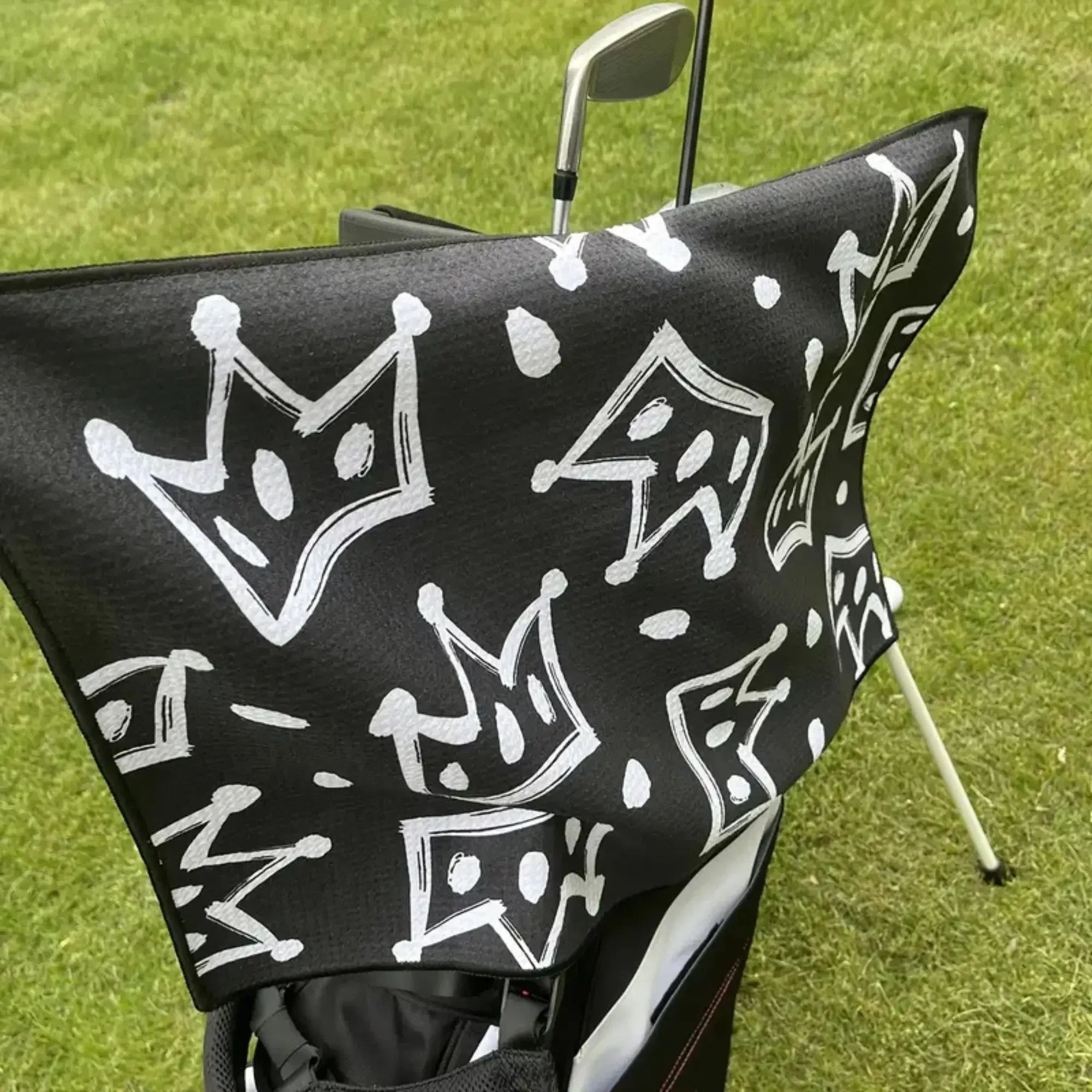 Crown  Print Golf Towel